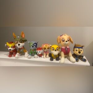 Paw Patrol Stuffed Animals Set - Lot of 8 Assorted Sizes